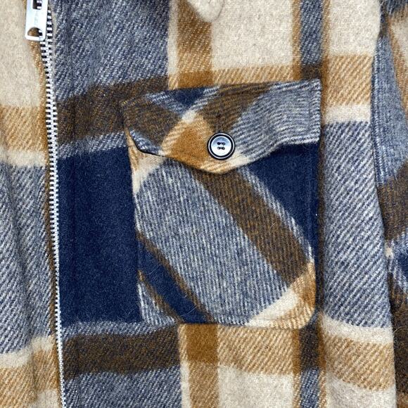 Woolrich Wool Mackinaw Cruiser Jacket Men’s XL Lined Coat Zip Plaid USA - Picture 6 of 12